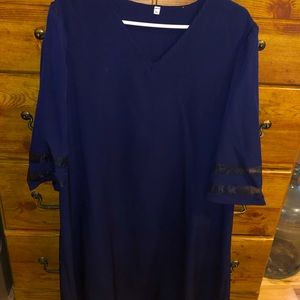 Navy blue dress